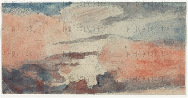 Cloud Study, 1800s. Creator: Anonymous.