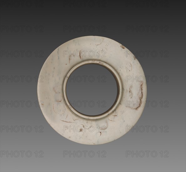 Collared Disk (Huan), c. 1600-1050 BC. Creator: Unknown.