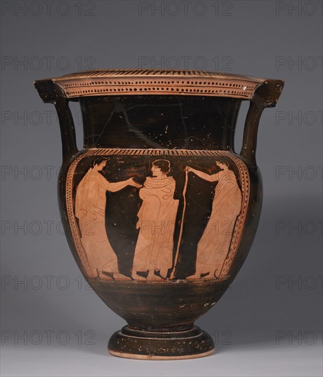 Column Krater, 440-430 BC. Creator: Naples Painter (Greek, -490--390), attributed to.