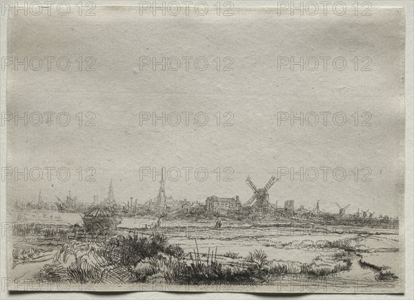 Copy of View of Amsterdam from the North West, 1700s. Creator: Unknown.