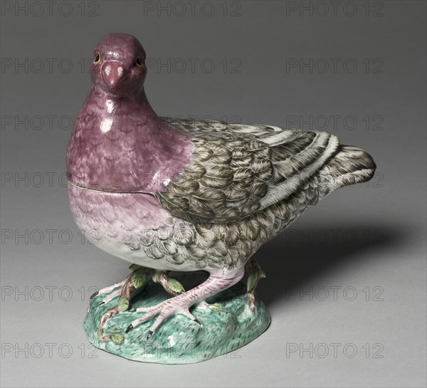 Covered Tureen in the Form of a Pigeon, c. 1760. Creator: Sceaux Factory (French, active 1748-66).
