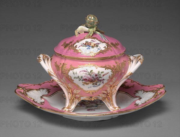 Covered Tureen on Stand (2 of 2), 1757. Creator: Sèvres Porcelain Manufactory (French, est. 1740).