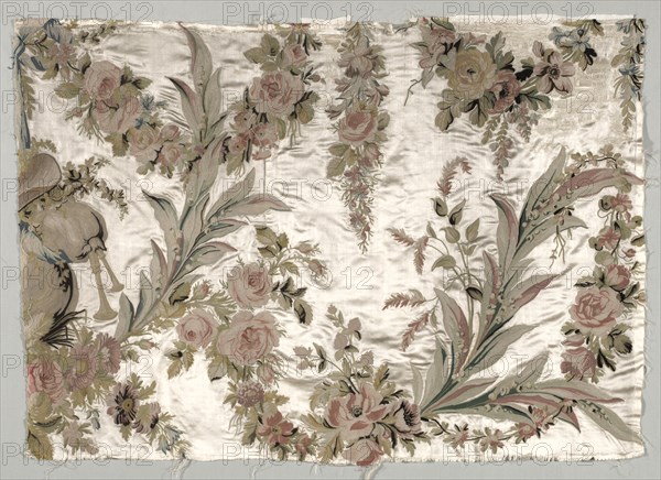 Coverlet Fragment, c. 1760-1770. Creator: Philippe de Lasalle (French, 1723-1805).