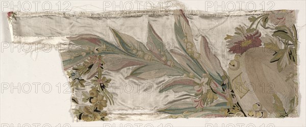 Coverlet Fragment, c. 1760-1770. Creator: Philippe de Lasalle (French, 1723-1805).