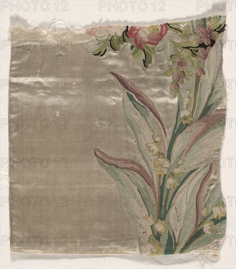 Coverlet Fragment, c. 1760-1770. Creator: Philippe de Lasalle (French, 1723-1805).