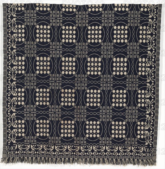 Coverlet, 1840. Creator: Unknown.