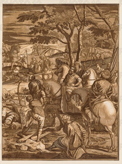 Crucifixion, 1741. Creator: John Baptist Jackson (British, 1701-c. 1780).