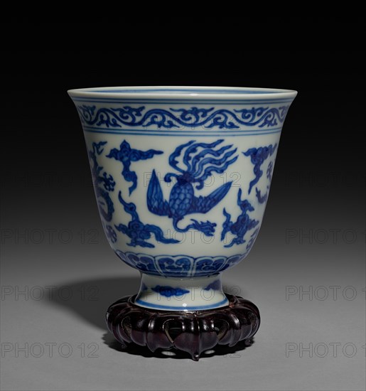 Cup with Dragons and Phoenixes, 1522-1566. Creator: Unknown.
