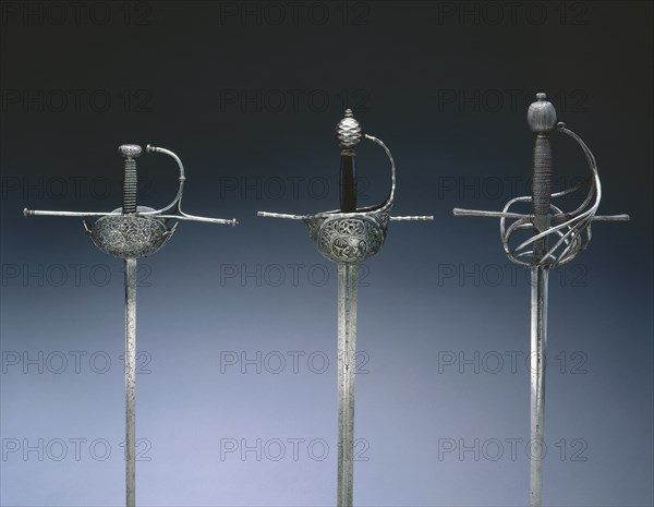 Cup-Hilted Rapier, c.1610- 30. Creator: Unknown.