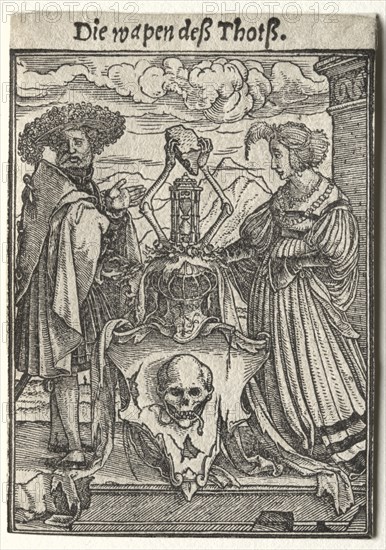 Dance of Death: The Coat of Arms of Death. Creator: Hans Holbein (German, 1497/98-1543).