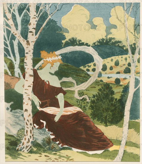 Dans les Bois, 1899. Creator: Eugène Grasset (French, 1841-1917); Imprimerie Champenois.