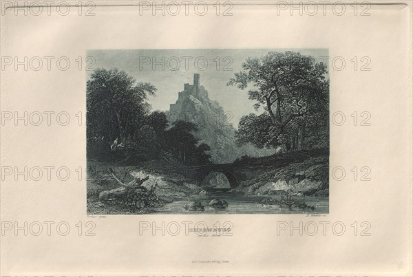 Das Malerische und Romantische Rheinland: Ehrenburg an der Mosel, 1928. Creator: Henry Winkles (British, 1801-1900); Kurt Schroeder.