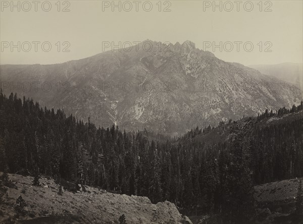 Davoncastle Butte, Sierra Nevada, c. 1866-1870. Creator: Carleton E. Watkins (American, 1829-1916).