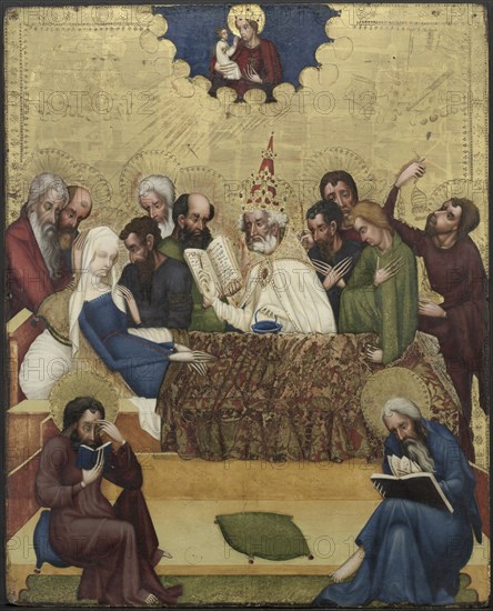 Death of the Virgin, c. 1400. Creator: Master of Heiligenkreuz (Austrian).