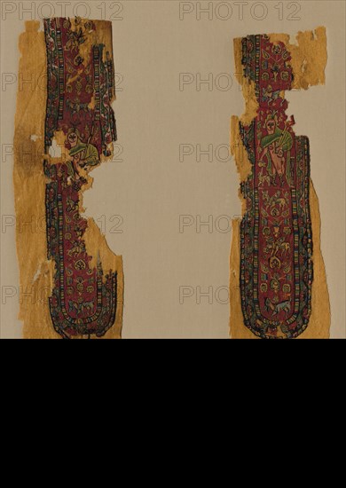 Decorations and Sleeve from a Tunic, 700s. Creator: Unknown.