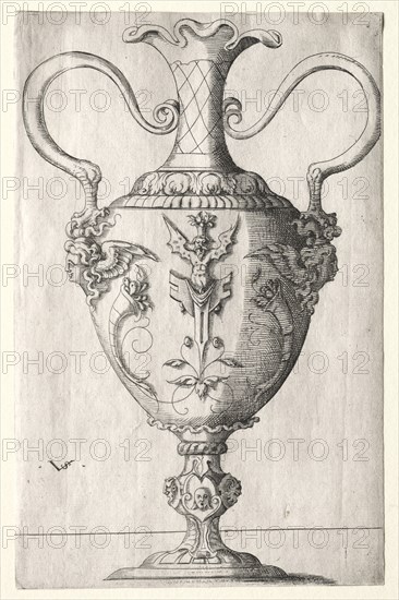 Design for a Vase. Creator: Virgilius Solis (German, 1514-1562).