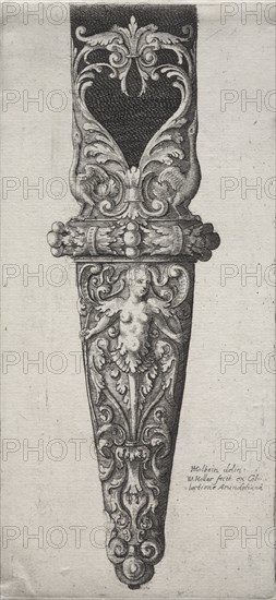 Design for Dagger Sheath. Creator: Wenceslaus Hollar (Bohemian, 1607-1677).