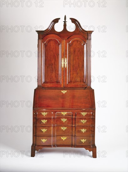 Desk and Bookcase , c. 1780. Creator: Unknown.