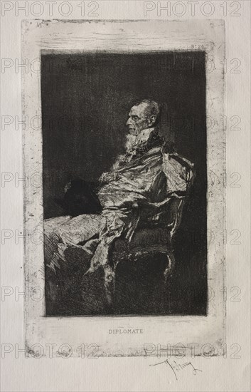 Diplomate. Creator: Mariano Fortuny y Carbó (Spanish, 1838-1874).