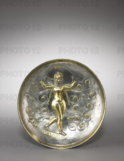 Dish: The Goddess Anahita, 400-600. Creator: Unknown.