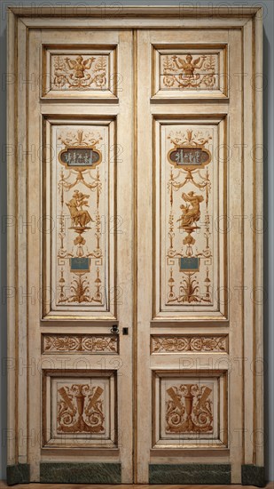 Double-Leaf Doors, 1790s. Creator: Pierre Rousseau (French, 1751-1829).