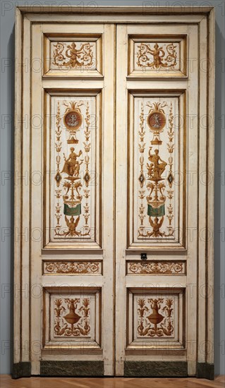 Double-leaf Doors, 1790s. Creator: Pierre Rousseau (French, 1751-1829).