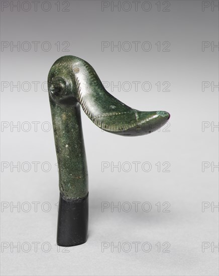 Duck Head Finial, c. 1400-1300 BC. Creator: Unknown.