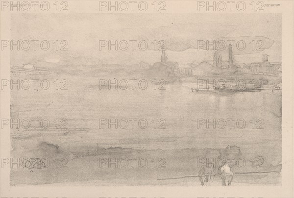 Early Morning: The Thames at Battersea, 1878. Creator: James McNeill Whistler (American, 1834-1903).