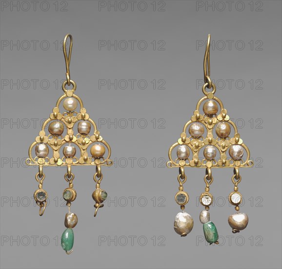 Earring (one of a pair), 600s. Creator: Unknown.