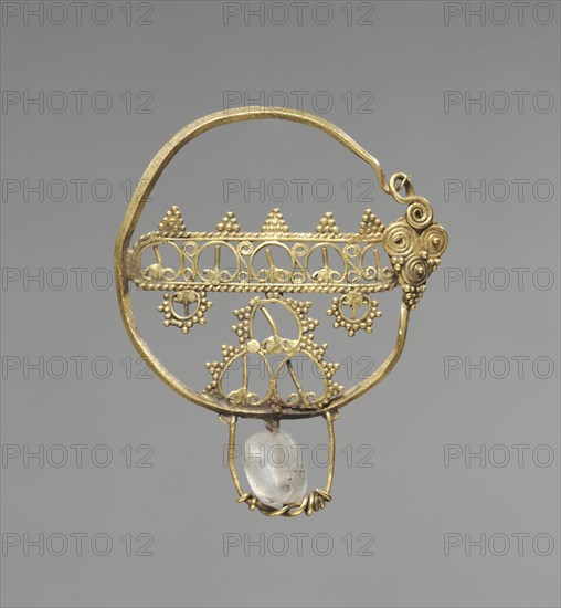 Earring with Openwork, 600-800. Creator: Unknown.