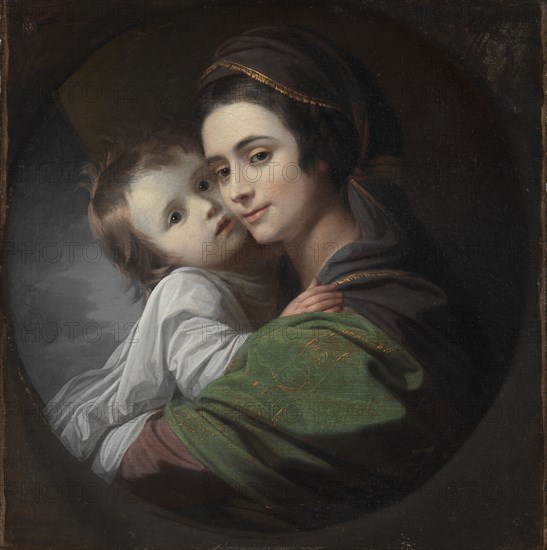 Elizabeth Shewell West and Her Son, Raphael, c. 1770. Creator: Benjamin West (American, 1738-1820).