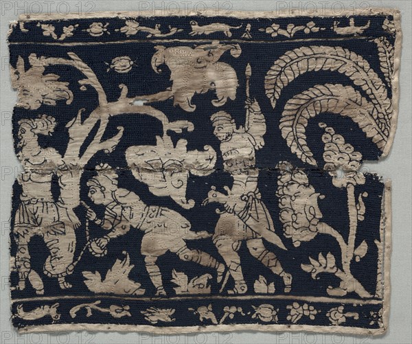 Embroidered Border, 1500s-1600s. Creator: Unknown.