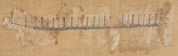 Embroidered cotton tiraz, 991-1031. Creator: Unknown.