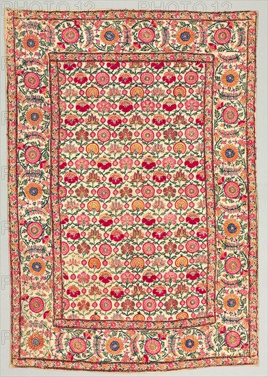 Embroidered Cover or Hanging, 1600s. Creator: Unknown.