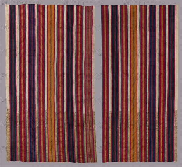 Embroidered Curtain, 17th-18th century. Creator: Unknown.