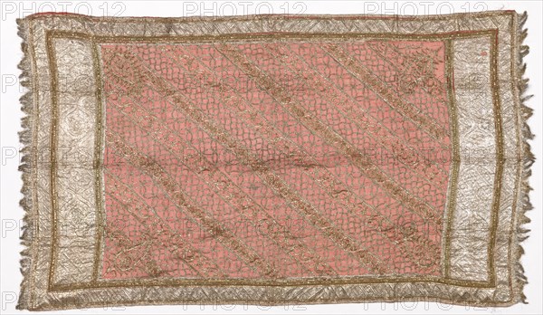 Embroidered Sari, 1800s - early 1900s. Creator: Unknown.