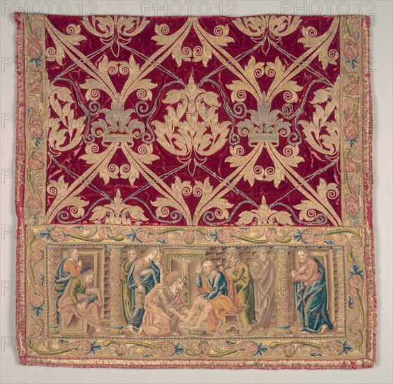 Embroidered Sleeve from a Dalmatic, 1500-1525. Creator: Unknown.