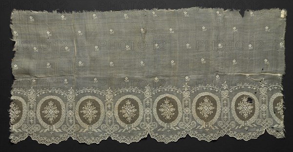 Embroidered Square, 19th century. Creator: Unknown.