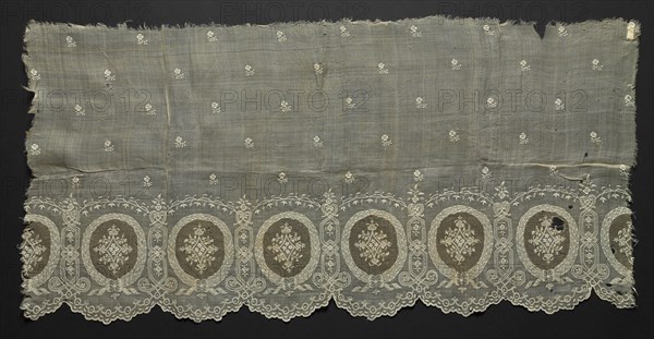 Embroidered Square, 19th century. Creator: Unknown.