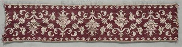 Embroidered Strip, 1500s. Creator: Unknown.