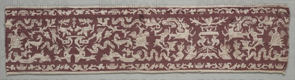 Embroidered Strip, 1500s. Creator: Unknown.