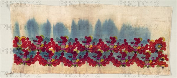 Embroidered Towel, 19th century. Creator: Unknown.