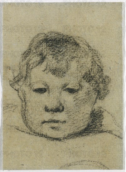 Emil Gauguin as a Child, c. 1875-1876. Creator: Paul Gauguin (French, 1848-1903).