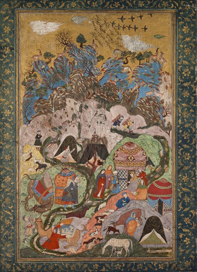 Encampment in the Mountains, c. 1650. Creator: Unknown.