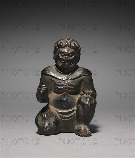 Enno Gyoja and Two Attendants (Zenki), 1615-1868. Creator: Unknown.