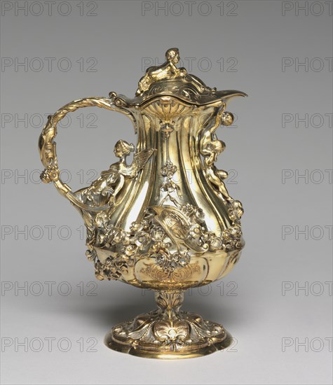 Ewer, c. 1845. Creator: Jean-Valentin Morel (French, 1794-1860); Jules Dieterle (French, 1811-1889); Jules Klagmann (French, 1810-1867).