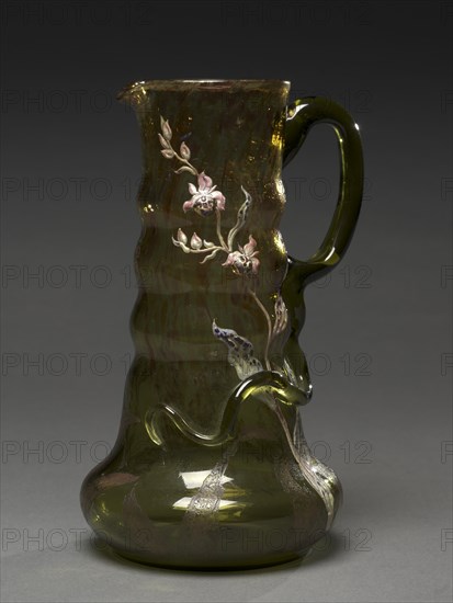 Ewer, c. 1890. Creator: Emile Gallé (French, 1846-1904).