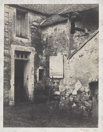 Farmyard, 1862. Creator: Eugène Cuvelier (French, 1837-1900).