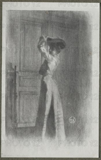 Fashionable Woman, c. 1900. Creator: Maurice Louis Henri Newmont (French, 1868-1930).