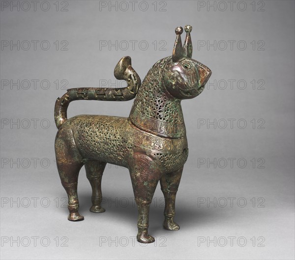 Feline incense burner, 1100s. Creator: Unknown.